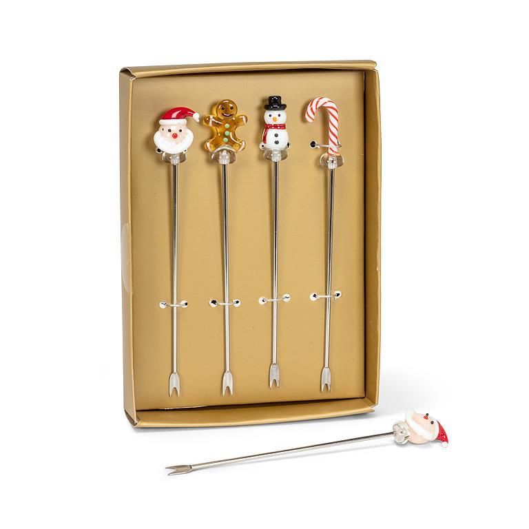 Holiday Icon Cocktail Picks set 4