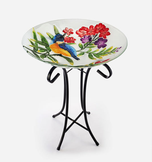 Hummingbird Bird Bath Stand