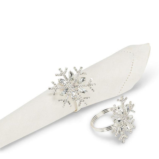 Jewelled Snowflake Napkin Ring