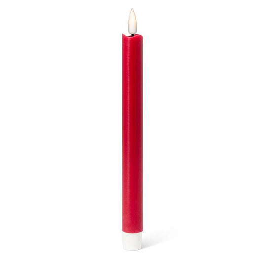 LED Taper Candle Set of 2 Red