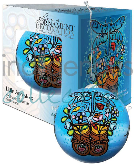 Little Ancestors Glass Ornament