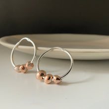 Melt 04C Earrings (Copper Beads)