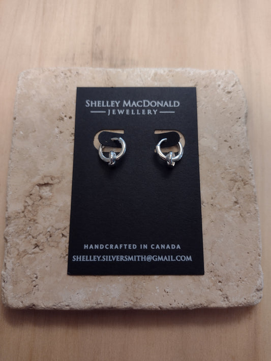 Mini Charm Hoop Earrings