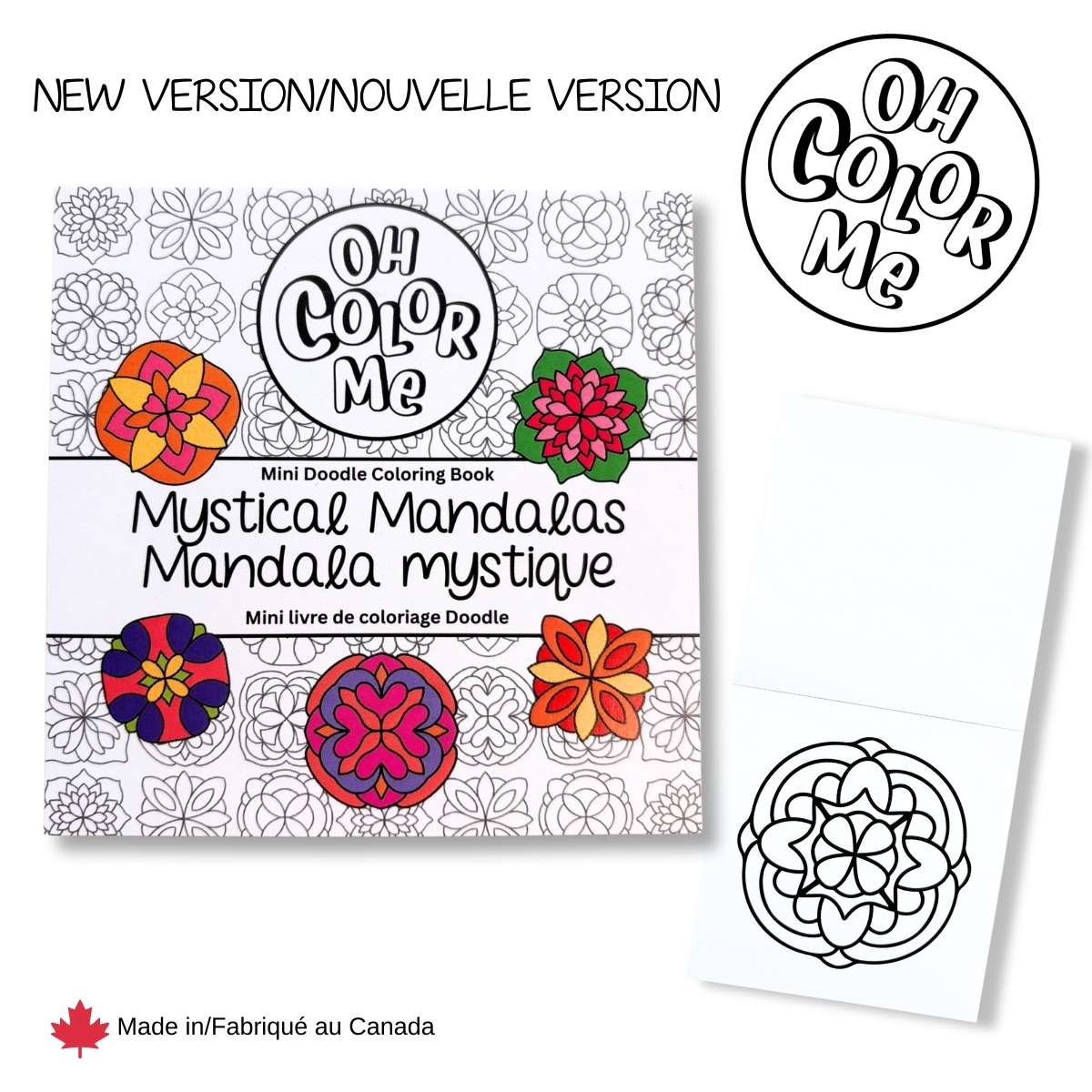 Mystical Mandalas Mini Coloring Book