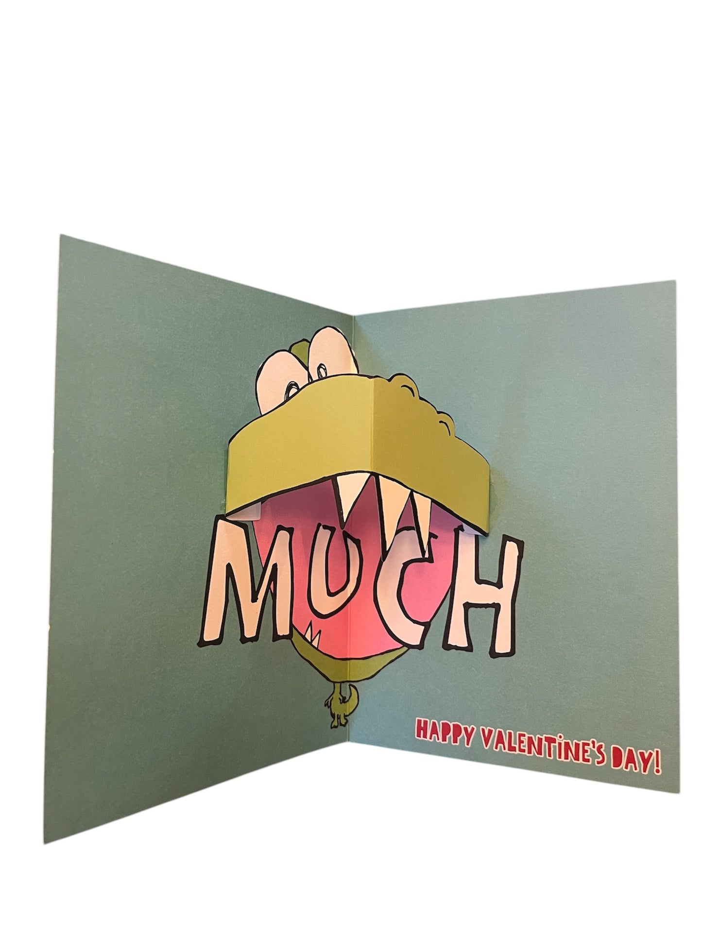 Dino Love You Valentine's Greeting Card