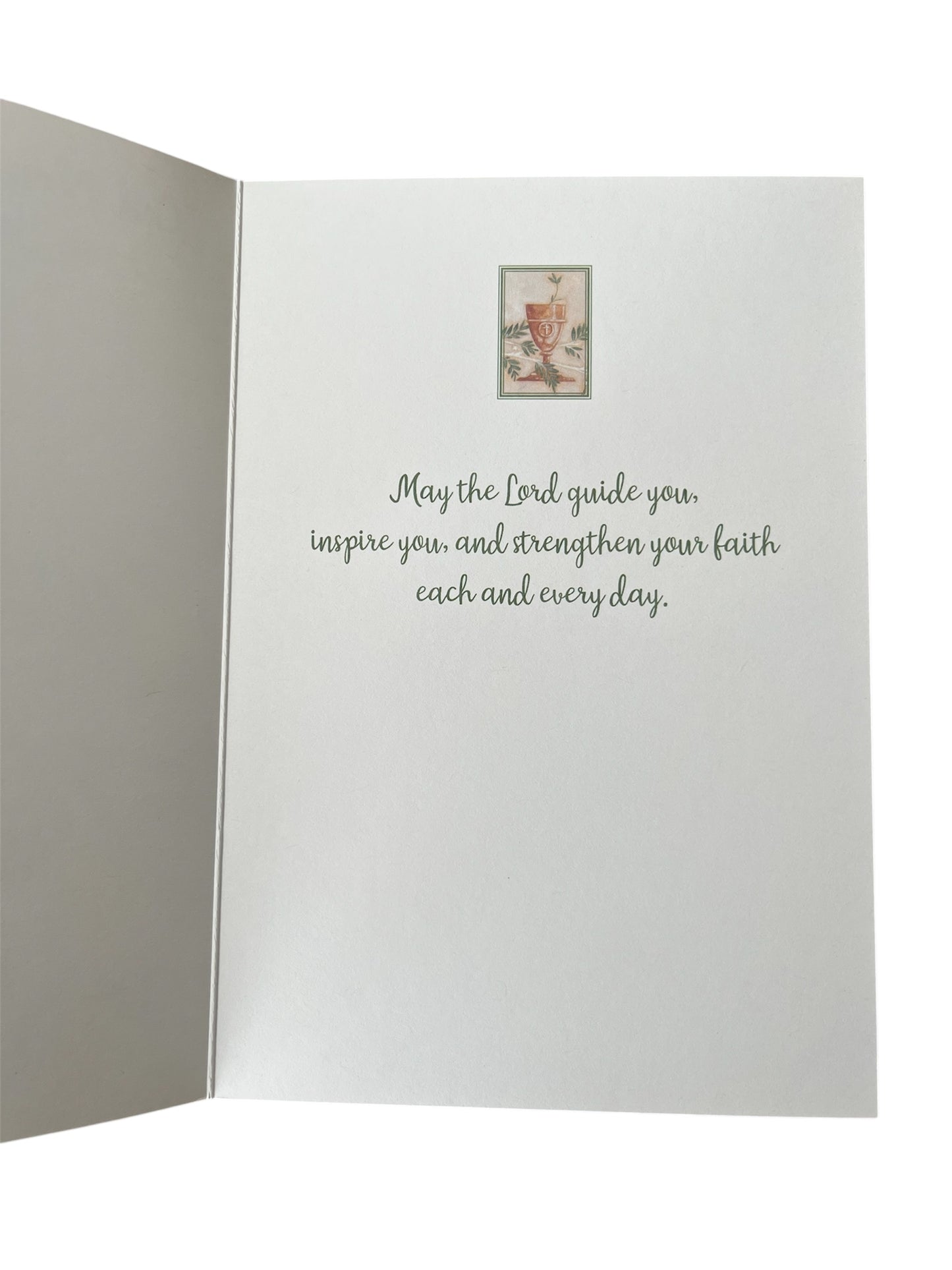 God Bless You On Your First Communion Card