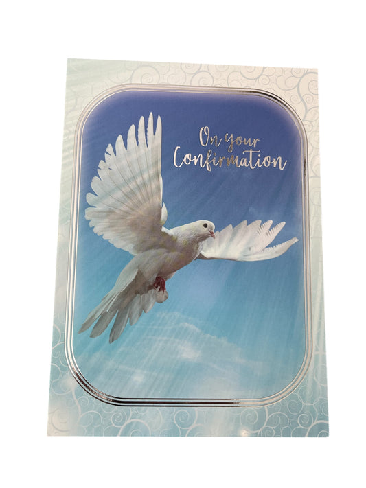 Dove in Flight Confirmation Card