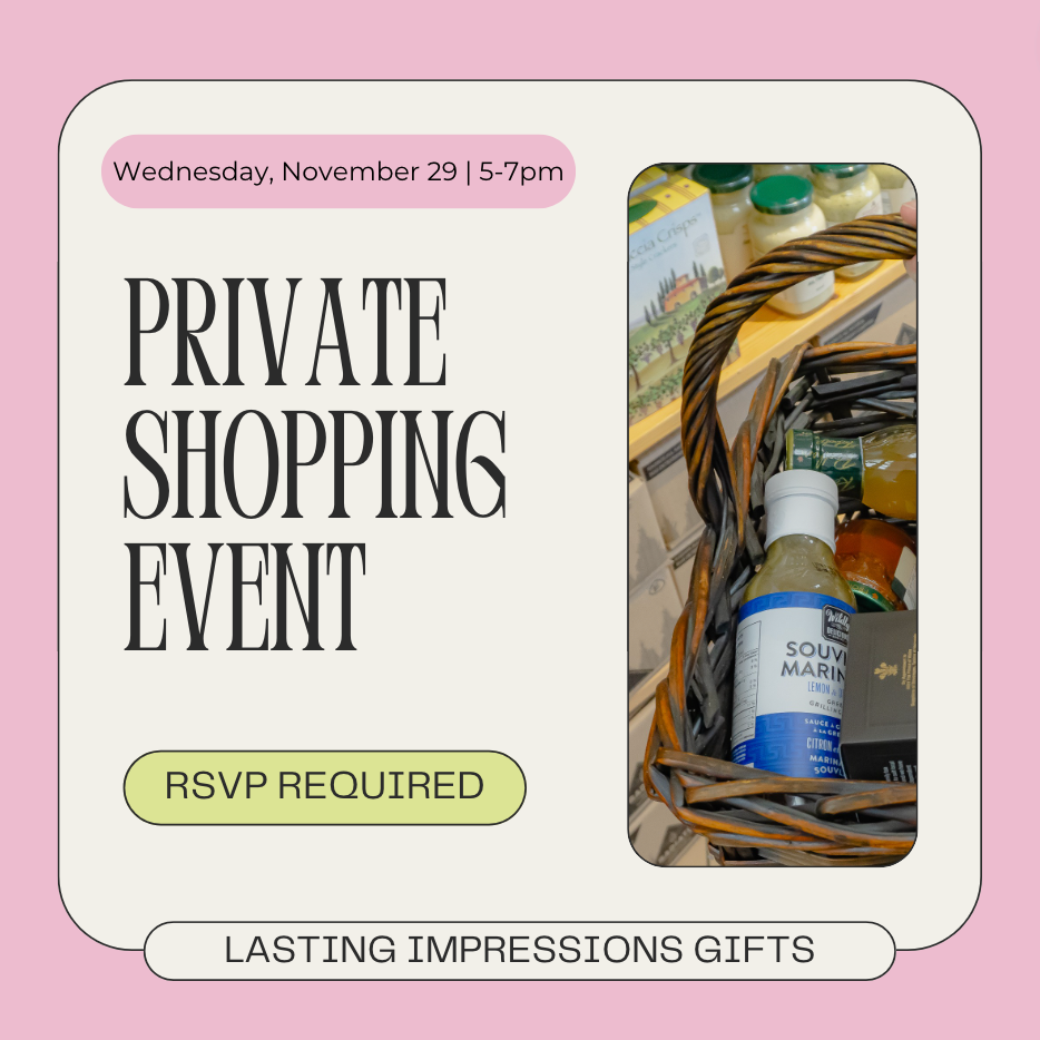 Exclusive Holiday Shopping Night with Lasting Impressions Gifts November 29th