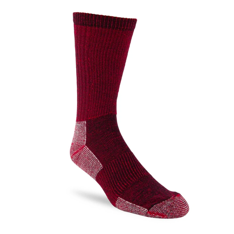 Red/Black Merino Wool Socks size S/M