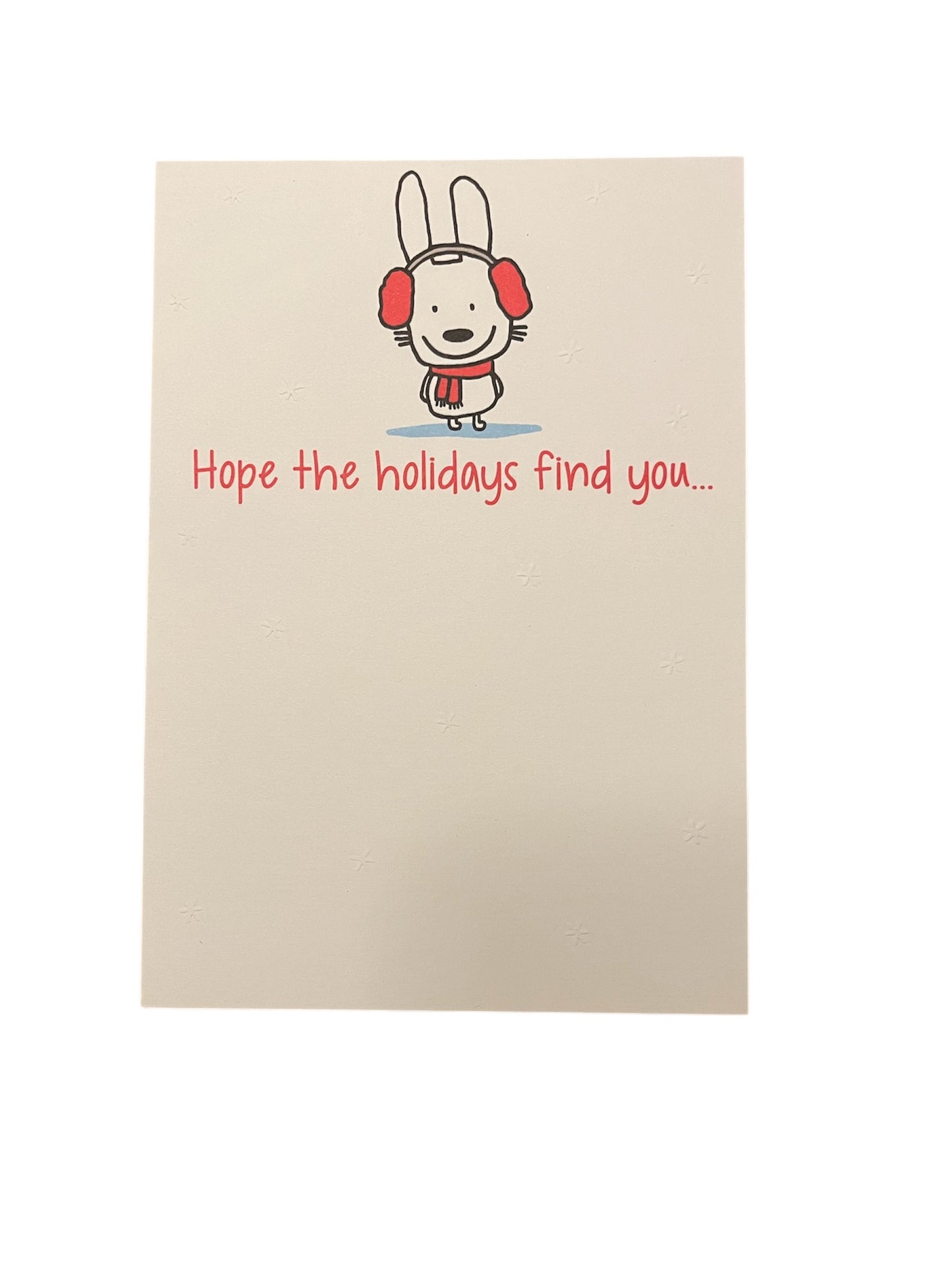 Earmuff to Earmuff Holiday Greeting Card