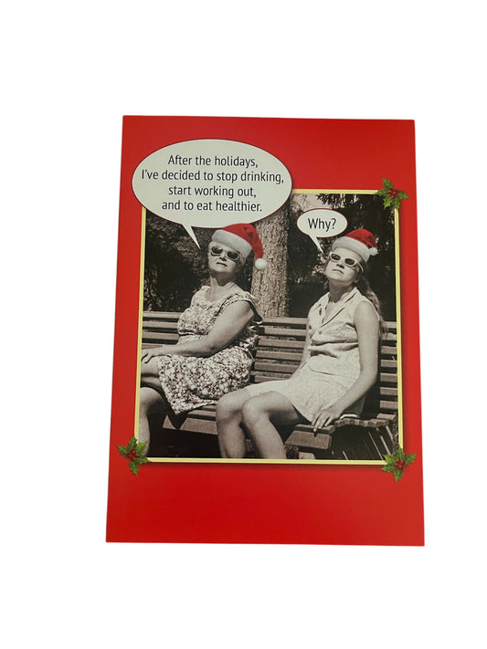 Healthy Holidays Holiday Greeting Card