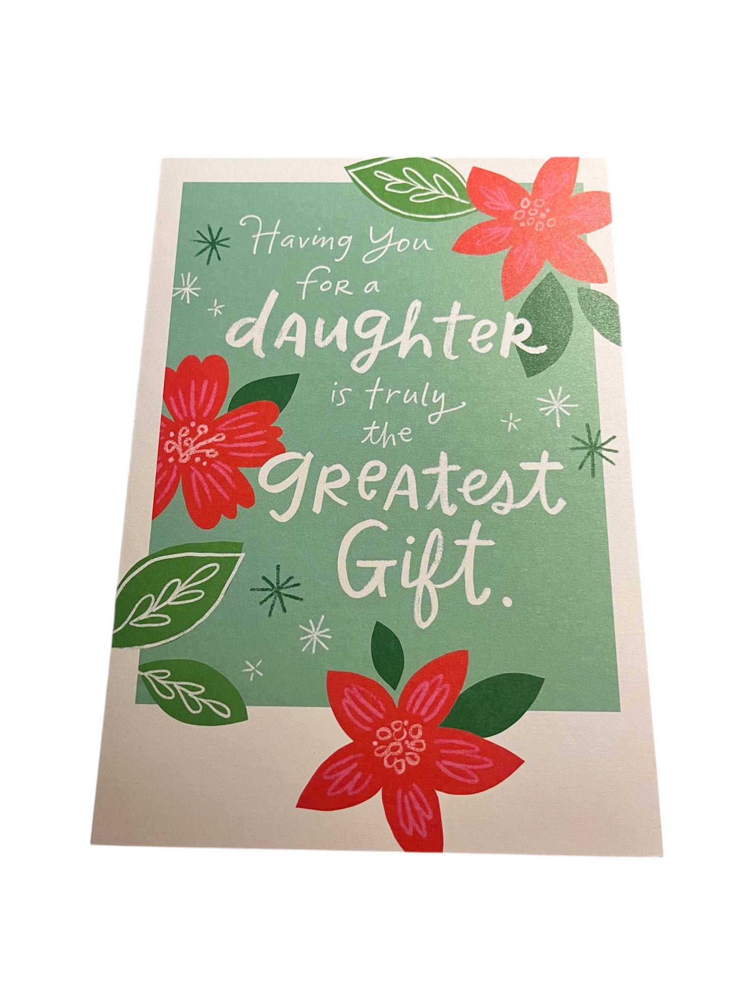 Daughter Greatest Gift Holiday Card