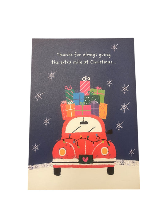 Extra Mile Holiday Greeting Card