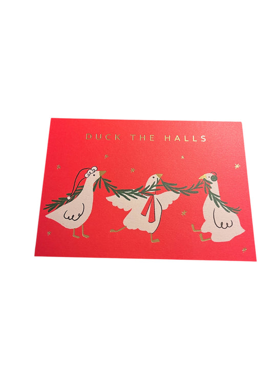 Duck the Halls Holiday Card