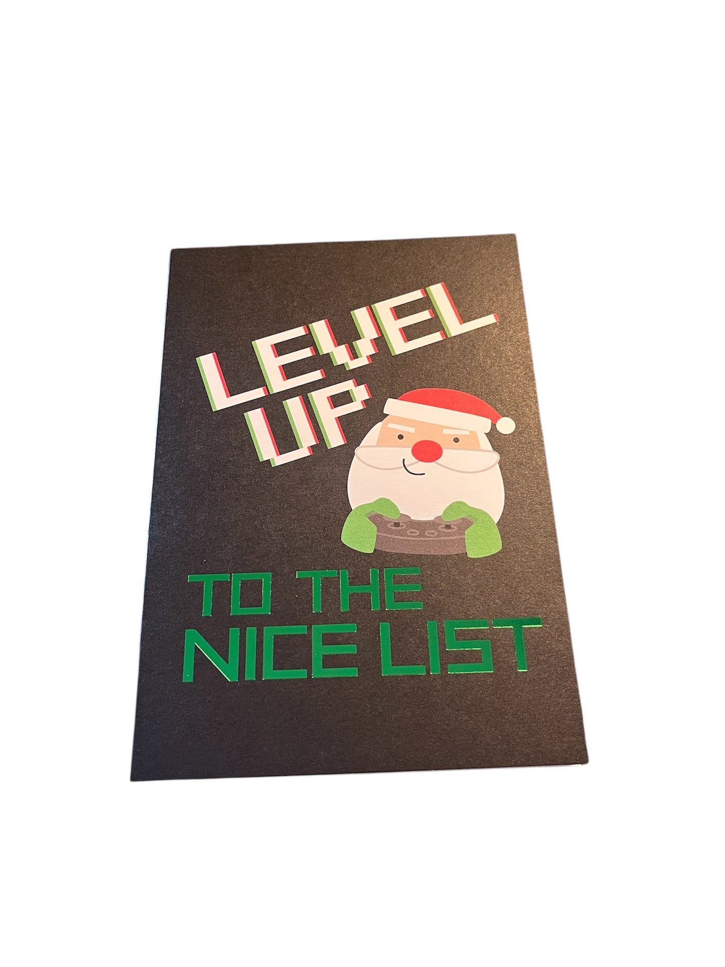 Level Up Nice List Holiday Card