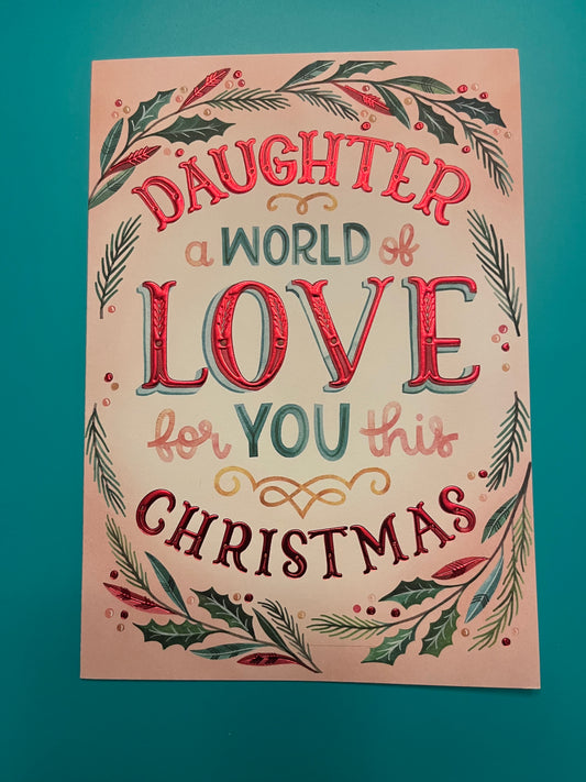 World of Love Holiday Greeting Card
