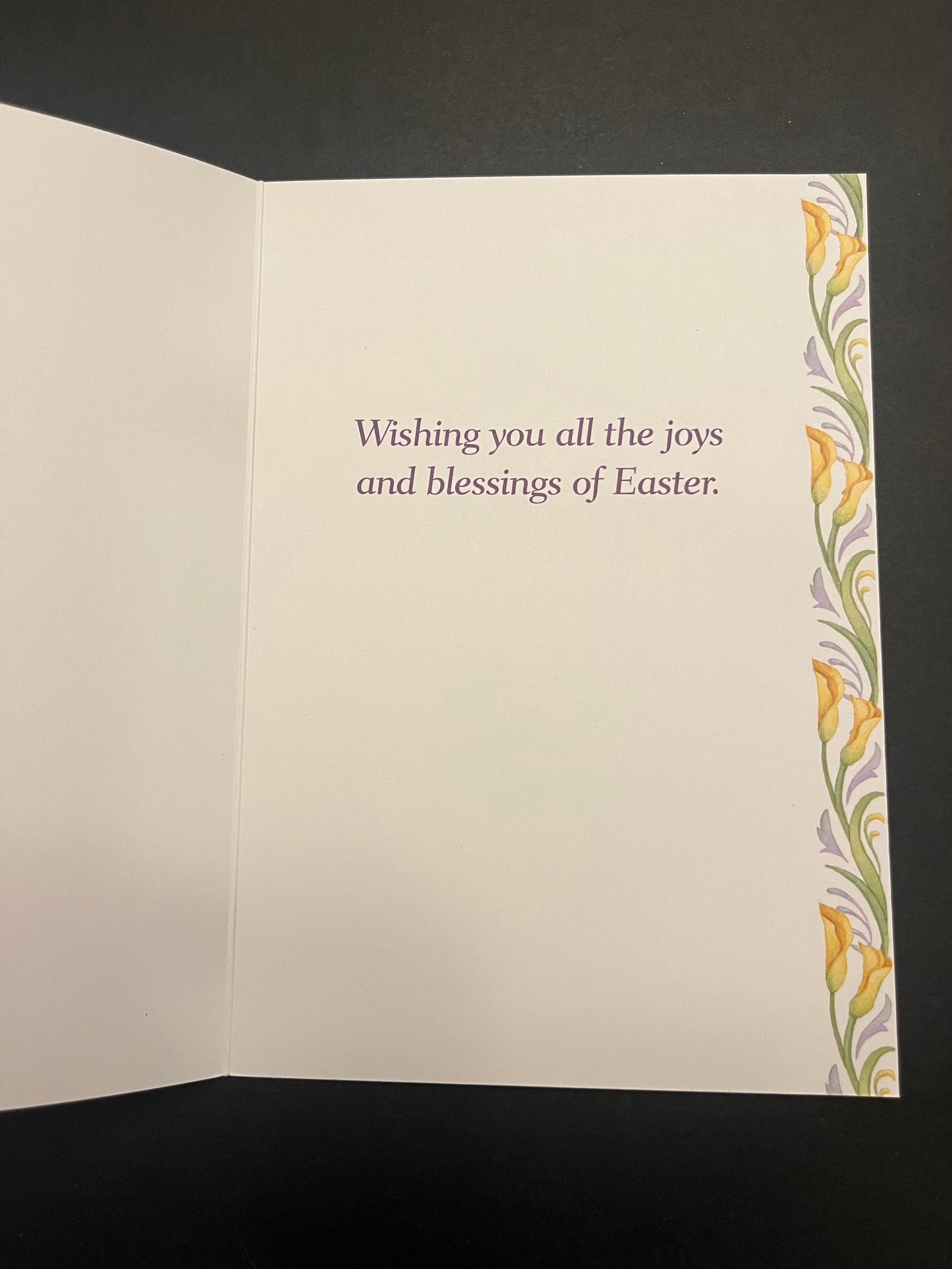 Lily Cross Easter Card