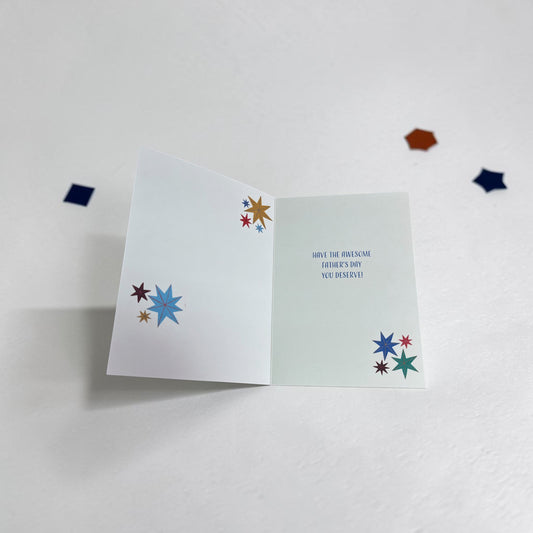 Awesome FD Colourful -  Father's Day Card