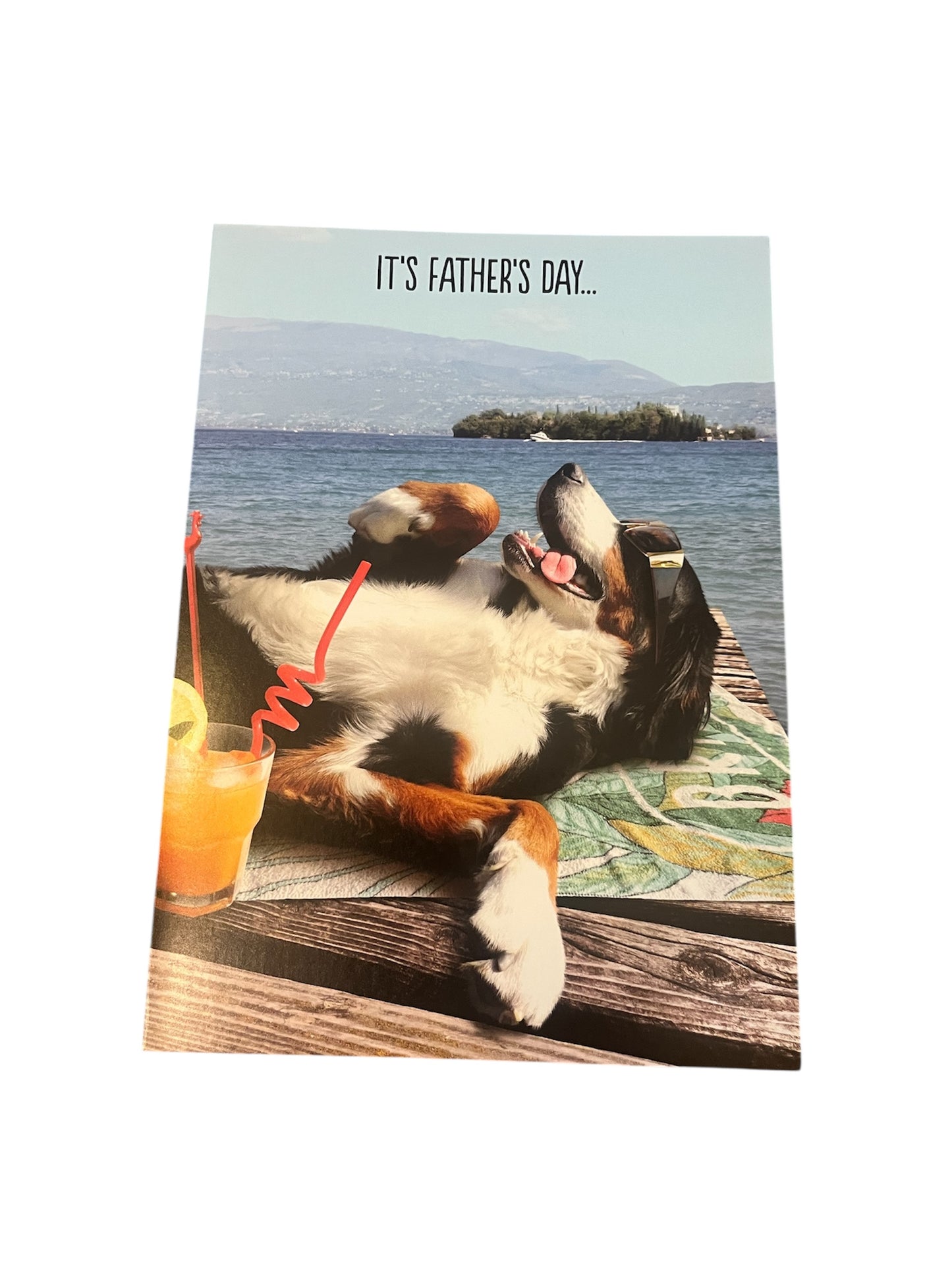 Chillin' Dad Dog - Father's Day Card