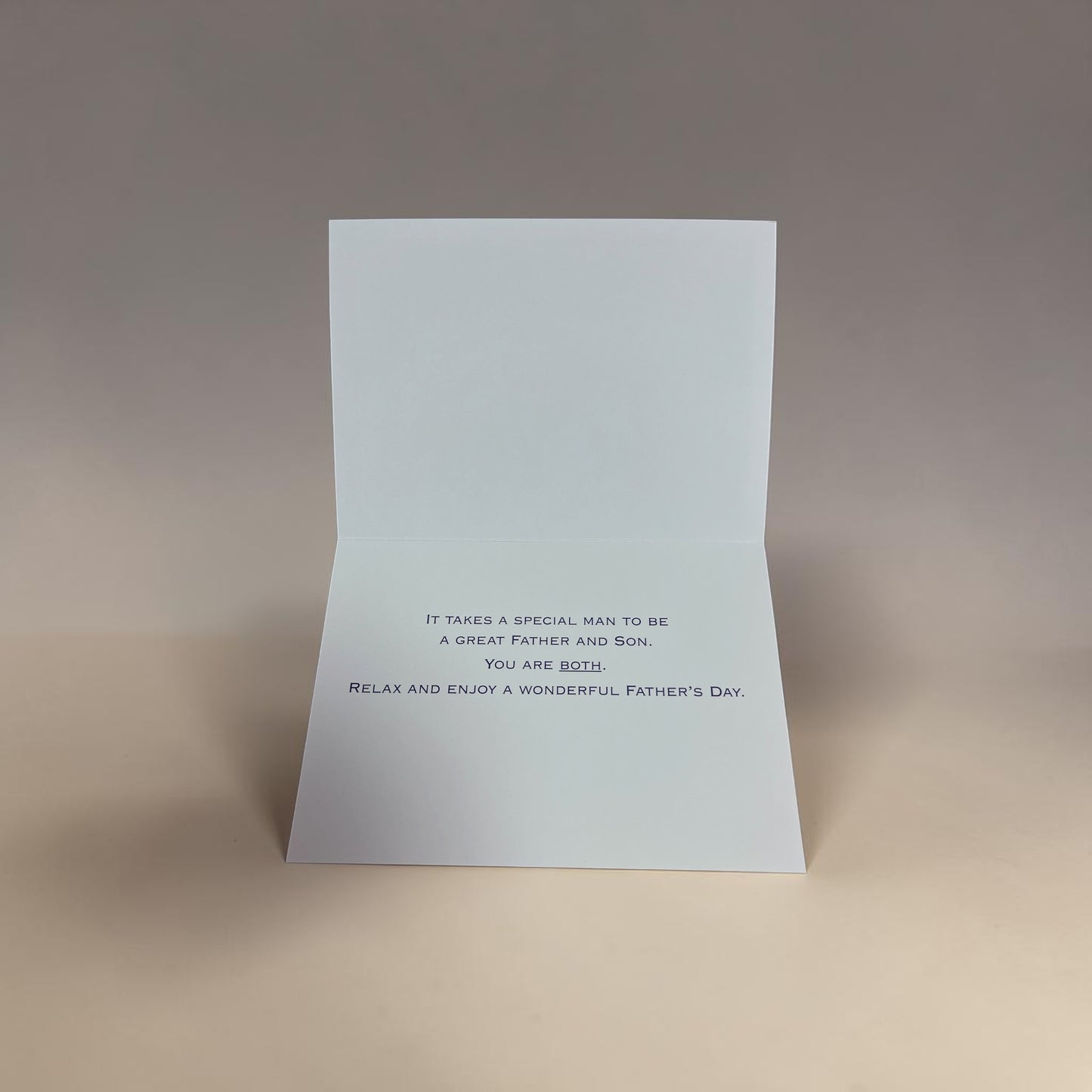On Dads Shoulders (For Son) -  Father's Day Card