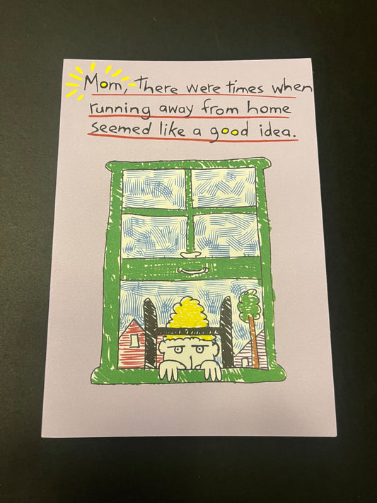 Running Away From Home - Mother's Day Card