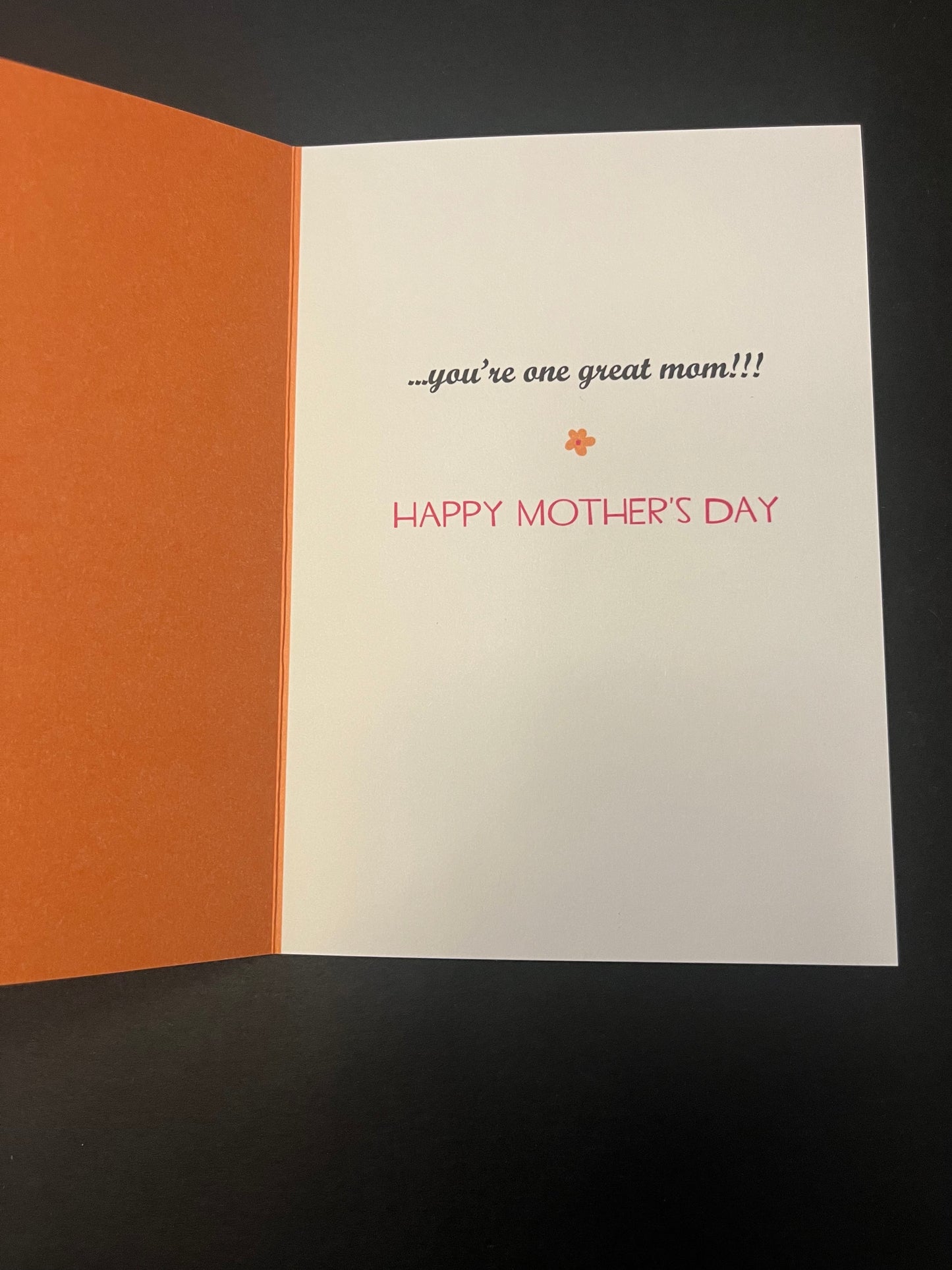 "No matter how"- Mother's Day Card