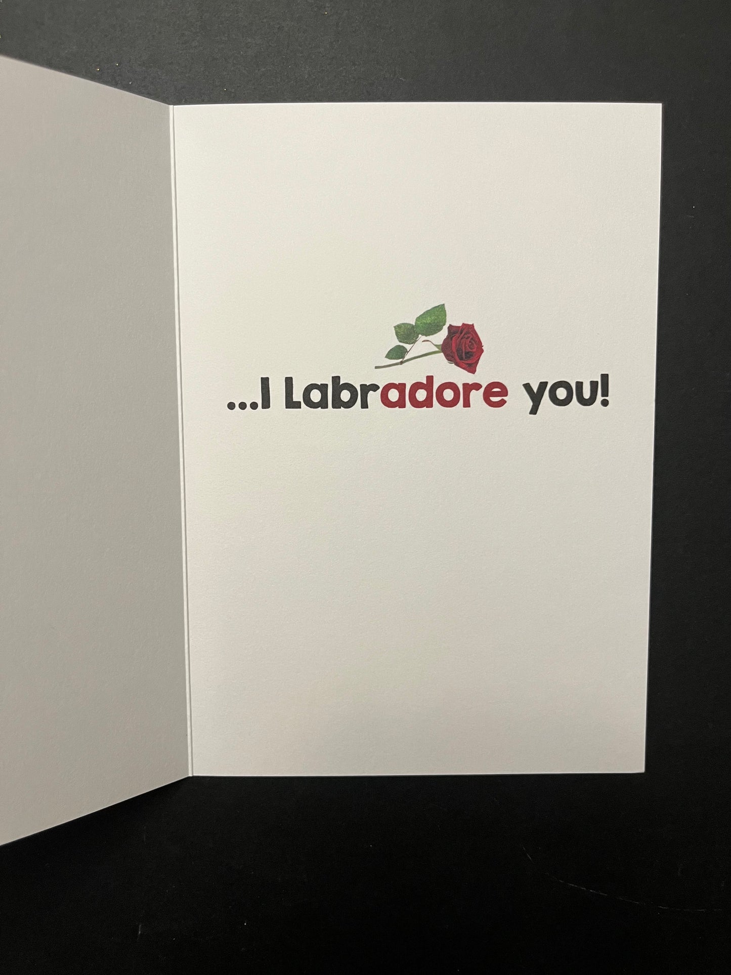 Labradorable Valentine's Greeting Card