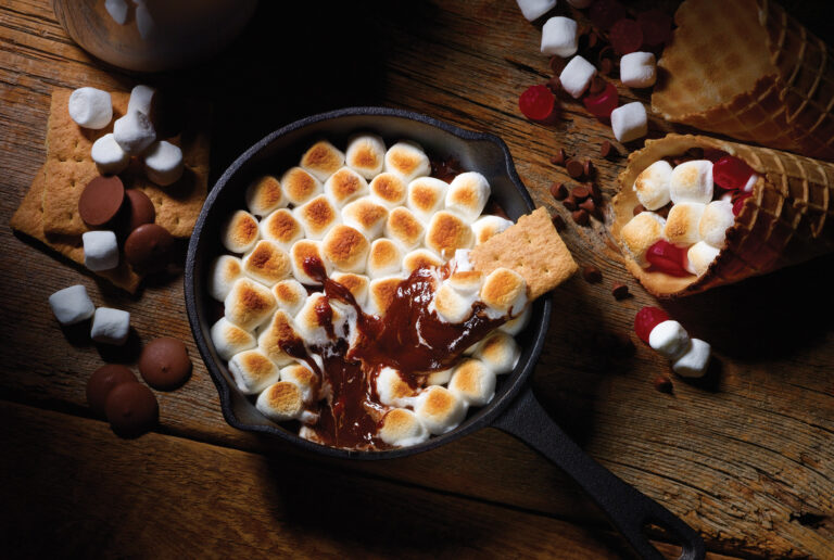 S'mores Dip with Cast Iron Skillet