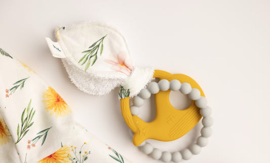 Baby Silicone Teether Flowers & Ferns