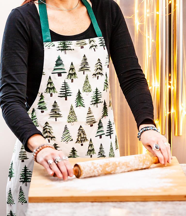 Green Simple Trees Apron