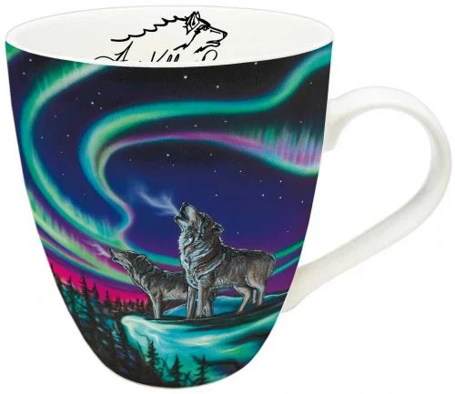 Sky Dance Wolf Song Mug