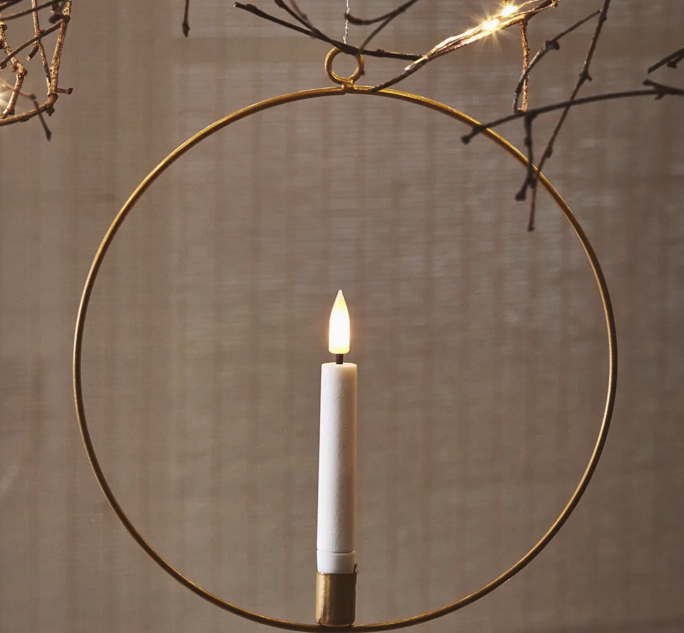 Small Gold Candle Ring