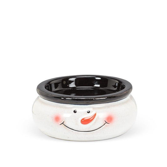 Snowman Face Pillar Holder