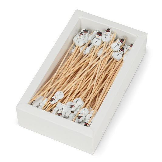 Snowman Picks Box of 100