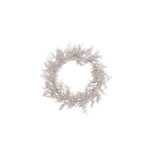 Soft Shimmer Wreath Frosted