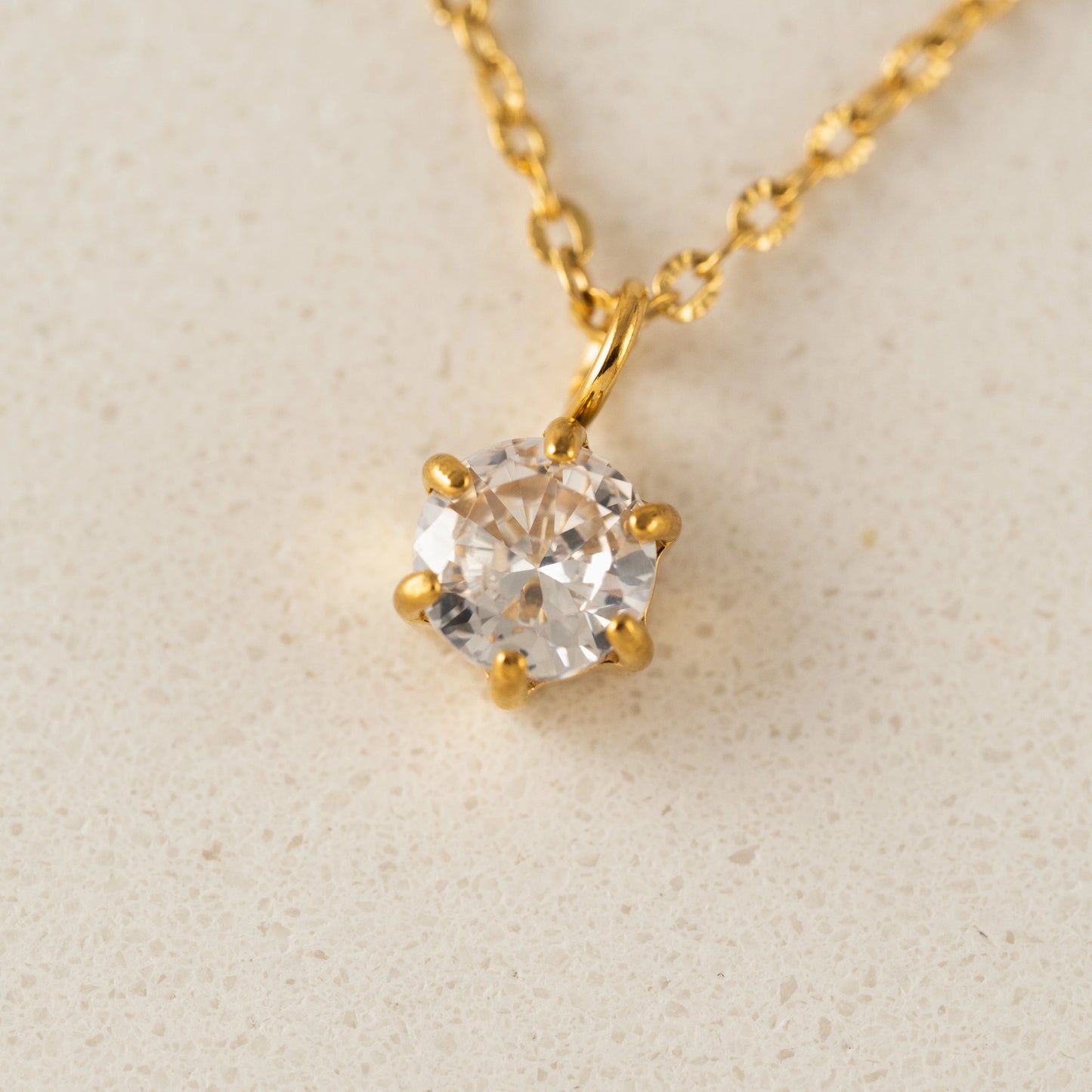 Sol CZ Necklace