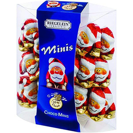 Solid Chocolate Santas Minis