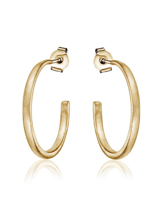 Symmetric Gold Hoops