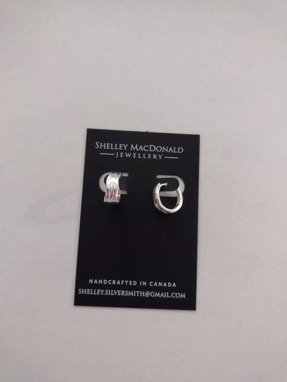 Thick Glacier Hoop Earrings