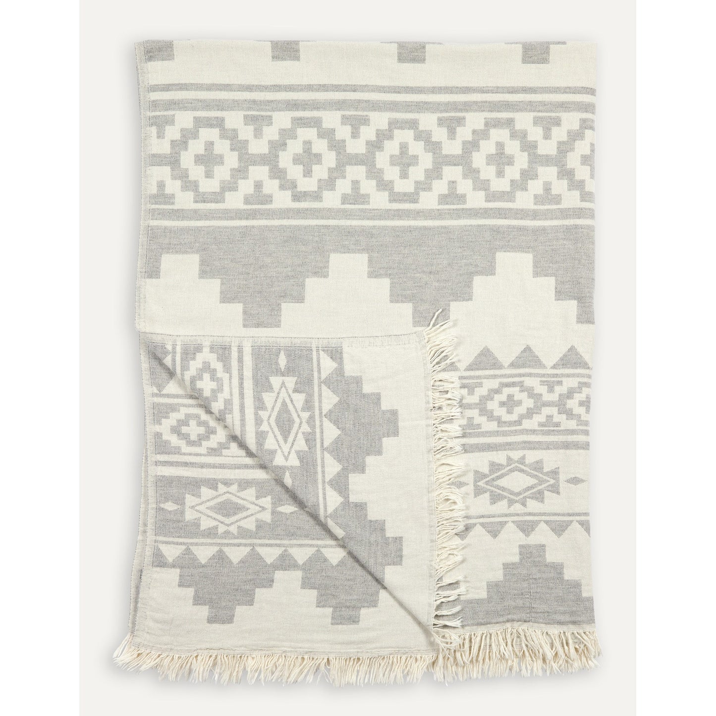 Throw Atzi Grey and White