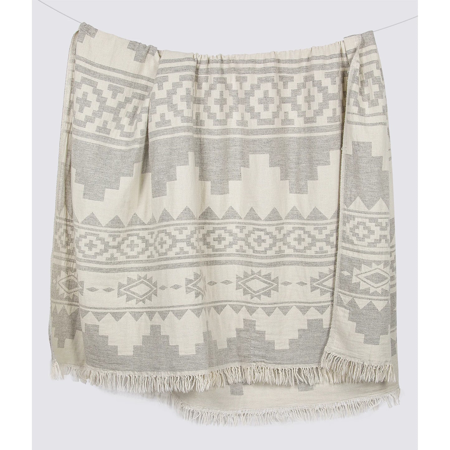 Throw Atzi Grey and White