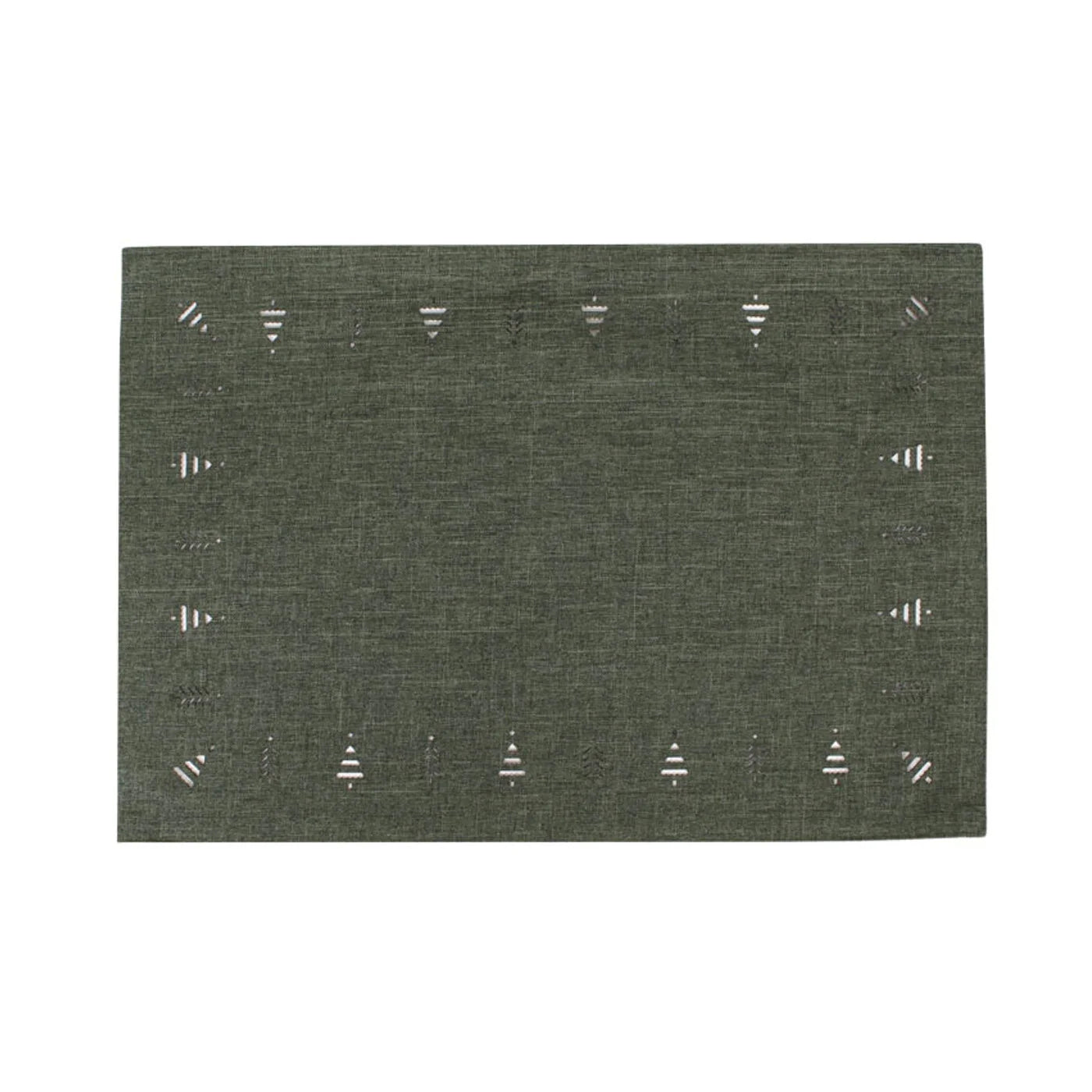 Tree Hemstitch Placemat Forest