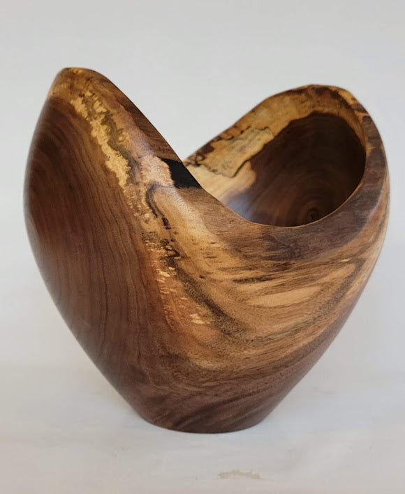 Black Walnut Vase with Natural Edge WL31