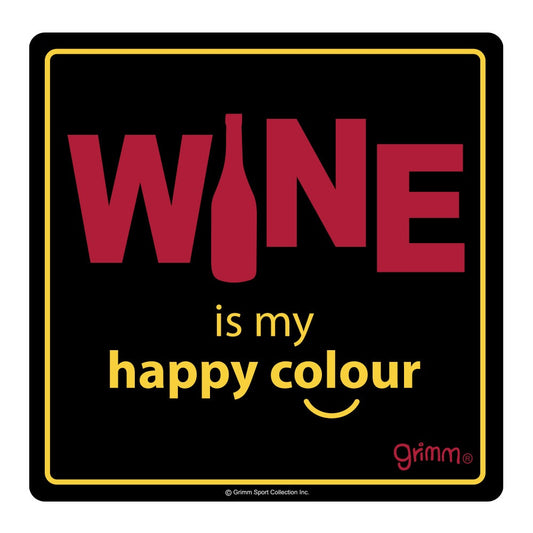 Wine is my Happy Colour Trivet