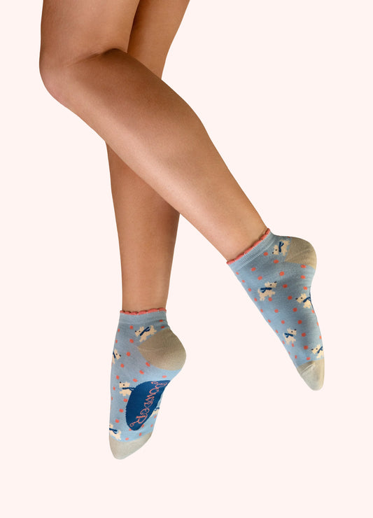 Woolly Westies Trainer Socks