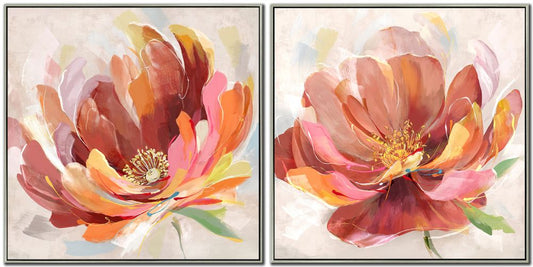 Coral Bloom - Set of 2