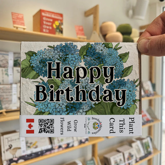 Seeded Paper Birthday Card - Ortencia