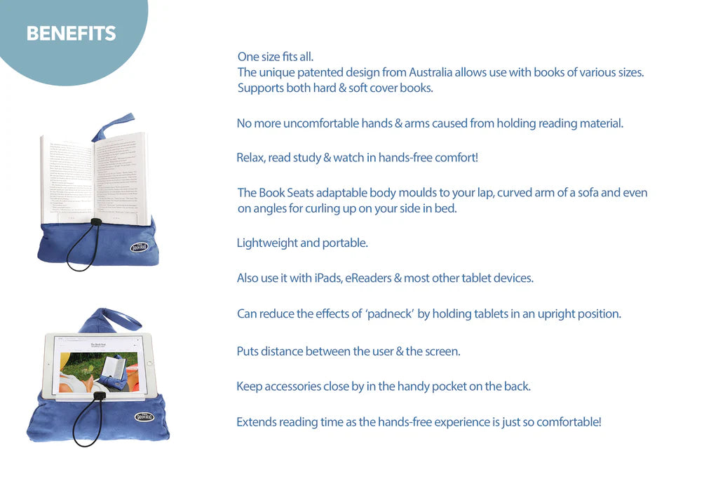 Book Seat Sky Blue
