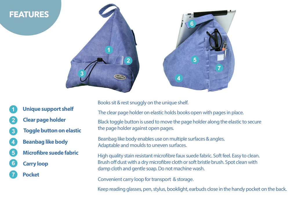 Book Seat Sky Blue