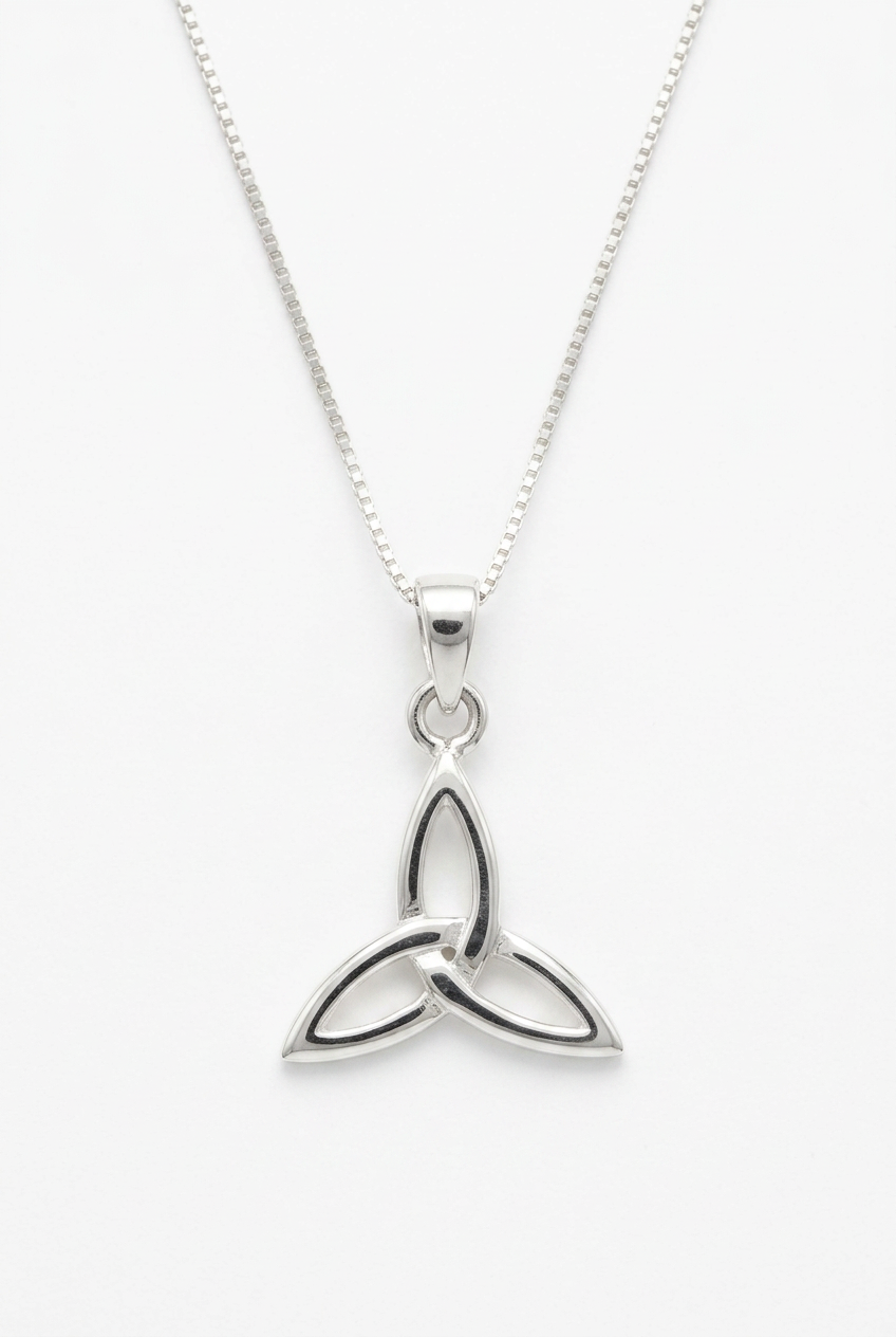 Celtic Knot Necklace corrected to silver